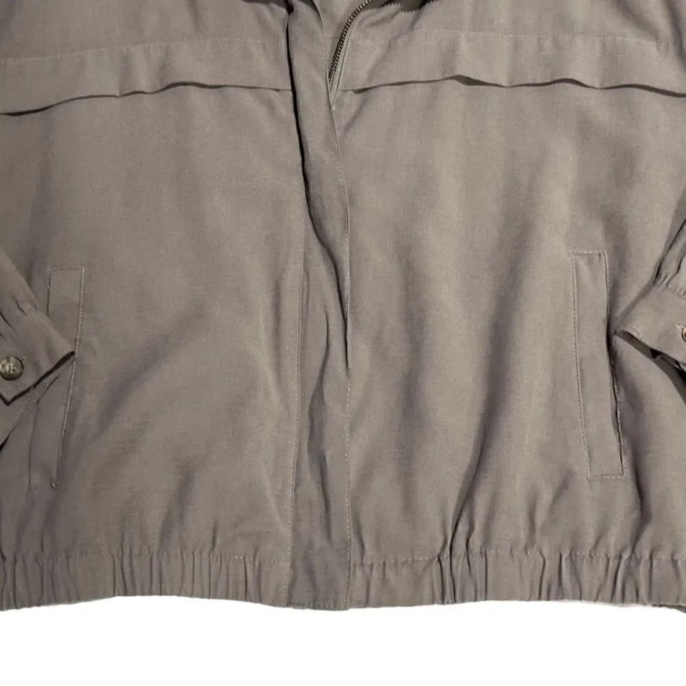Nine West Grey Utility Bomber Jacket Large - Picture 5 of 9